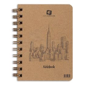 Alex Schoeller 70 gr 80 Yaprak A4 Spiralli Sert Kapak Çizgili Defter