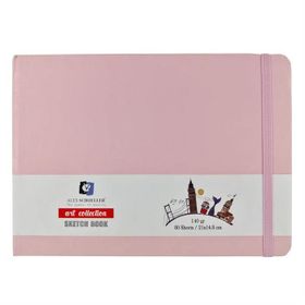 Alex Schoeller 9550 Art Collection Pembe 140 gr 21x14.8 cm 80 Yaprak Sketch Book Eskiz Defteri