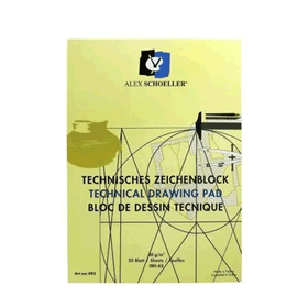 Alex Schoeller A3 20 Yaprak Dikey 80 gr Teknik Resim Defteri