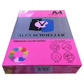 Alex Schoeller A4 500'lü Fosforlu Pembe 750 Fotokopi Kağıdı