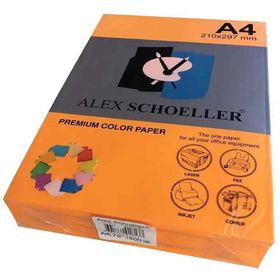 Alex Schoeller A4 500'lü Fosforlu Turuncu 771 Fotokopi Kağıdı