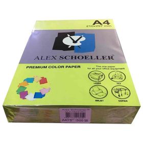 Alex Schoeller A4 500'lü Fosforlu Yeşil 721 Fotokopi Kağıdı