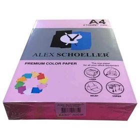 Alex Schoeller A4 500'lü Pembe 570 Fotokopi Kağıdı