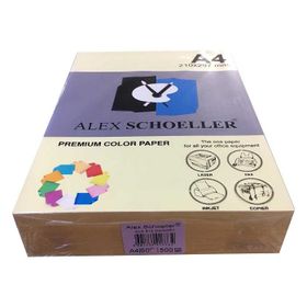 Alex Schoeller A4 515 500 lü Açık Sarı Fotokopi Kağıdı