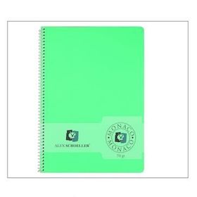 Alex Schoeller A4 70 gr 60 Yaprak Çizgili PP Kapak Spiralli Defter