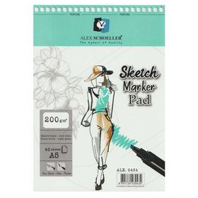 Alex Schoeller A5 200 gr 40'lı Sketch Marker Pad