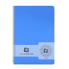 Alex Schoeller ALX-0166 Çizgili-Kareli Spiralli Defter