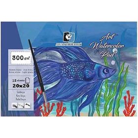 Alex Schoeller Alx-3961 20x20 300 G 12 Li Spiralli Sulu Boya Defteri