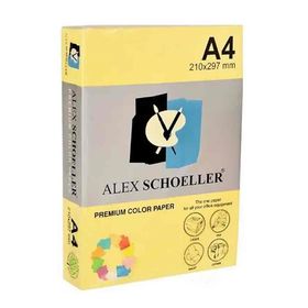 Alex Schoeller ALX-560 Sarı 500'lü Renkli Fotokopi Kağıdı