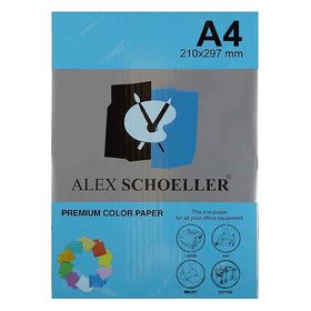 Alex Schoeller ALX-620 Koyu Mavi 500'lü Renkli Fotokopi Kağıdı
