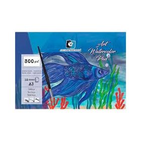 Alex Schoeller ART Watercolour Pad A4 300 gr 12 Yaprak Blok Sulu Boya