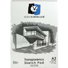 Alex Schoeller Dik 50-55 gr A4 Spiralli Eskiz Blok
