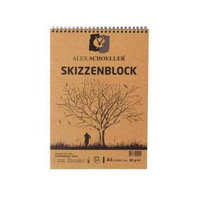 Alex Schoeller Spiralli Kraft A4 60'lı Blok