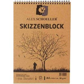 Alex Schoeller Spiralli Kraft A4 60'lı Blok