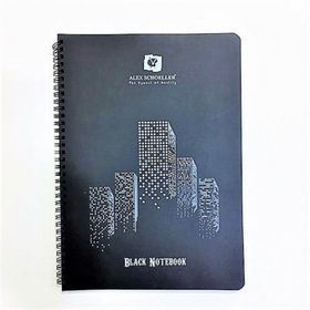 Alex Schoeller Spiralli Pp Siyah A4 Kapak Defter