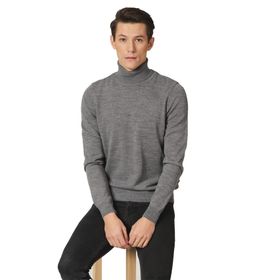 Alexander Gardi AG5032 Balıkçı Yaka Regular Fit Gri Erkek Kazak