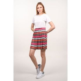 Alexander Gardi B20-160607 Pembe Beli Lastikli Simli Pilili Etek