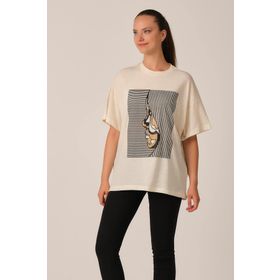 Alexander Gardi B21-35000 Kadın Baskılı T-shirt