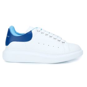 Alexander Mcqueen 705060 WIAGN 9044 Beyaz Lacivert Erkek Sneaker