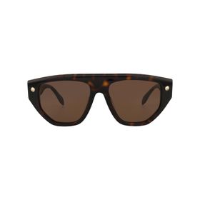 Alexander Mcqueen AM0408S 002 54 Havana Kahve Unisex Güneş Gözlüğü