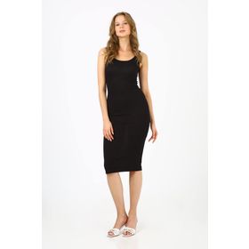 ALEXANDERGARDI B21-4140 001 Siyah Fitilli Uzun Elbise