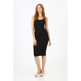 ALEXANDERGARDI B21-4140 001 Siyah Fitilli Uzun Elbise