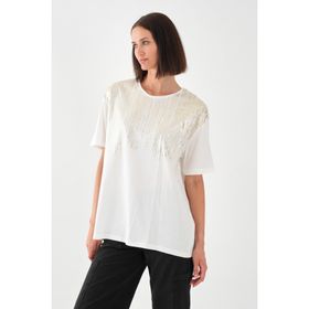 Alexandergardı Baskılı Bisiklet Yaka Siyah T-shirt