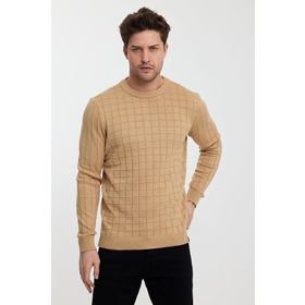 Alexandergardi E23-6714 Bisiklet Yaka Bej Erkek Kazak