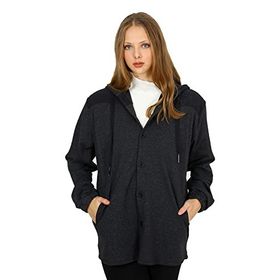 ALEXANDERGARDI Fermuarlı Siyah Kapüşonlu Sweatshirt