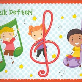 Alfa A5 Boy 20 Yaprak Küçük Müzik Defteri