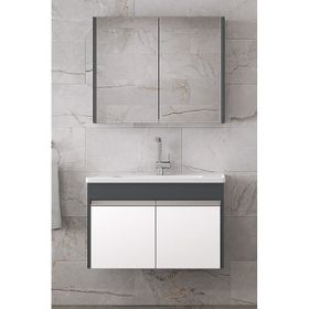 Alfa Banyo Visente-Ea 80 cm Banyo Dolabı Takımı