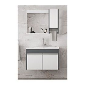 Alfa Banyo Visente-Oa 80 cm Banyo Dolabı Takımı