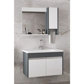 Alfa Banyo Visente-Oa 80 cm Banyo Dolabı Takımı