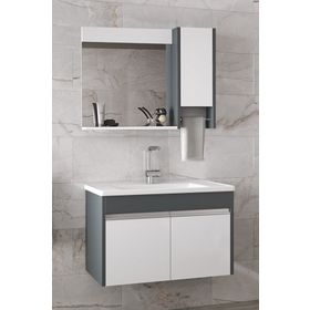 Alfa Banyo Visente-Oa 80 cm Banyo Dolabı Takımı