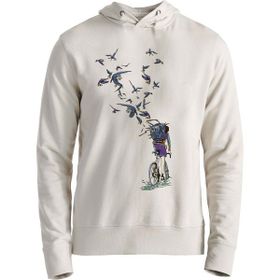 Alfa Bisiklet Kuş Baskılı Ekru Sweatshirt