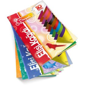 Alfa Dosyalı Karışık Renk 10`lu Elişi Kağıdı