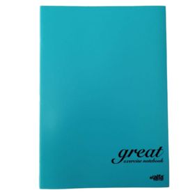 Alfa Kareli 100 Yaprak Plastik Kapak A4 Boy Mavi Defter