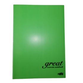Alfa Kareli 40 Yaprak Plastik Kapak A4 Boy Yeşil Defter