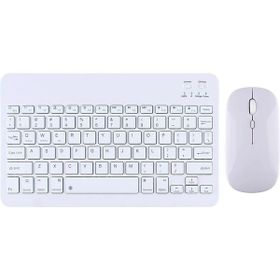 Alfa MEC Apple iPad Air 2 9.7 Uyumlu Beyaz Kablosuz Bluetooth Klavye-Mouse