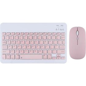 Alfa MEC Apple iPad Air 2 9.7 Uyumlu Pembe Kablosuz Bluetooth Klavye-Mouse