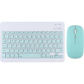 Alfa MEC Apple iPad Mini 3 A1599 A1600 Uyumlu Mavi Kablosuz Bluetooth Klavye-Mouse