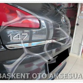 Alfa Romeo 147 Formlu Paslanmaz Çelik Krom Bagaj Alt Çıtası