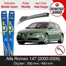 Alfa Romeo 147 RBW 2000-2005 Muz Silecek Takımı