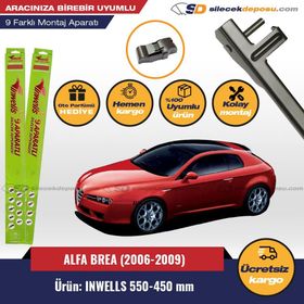 Alfa Romeo Brera 2006-2009 Silecek Takımı