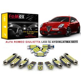 Alfa Romeo Giulietta Femex Parlak Beyaz Led İç Aydınlatma Ampul Seti