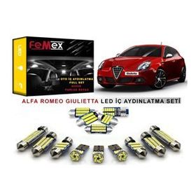 Alfa Romeo Giulietta Femex Parlak Beyaz Led İç Aydınlatma Ampul Seti