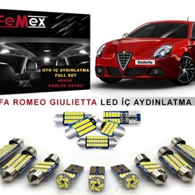 Alfa Romeo Giulietta Femex Parlak Beyaz Led İç Aydınlatma Ampul Seti