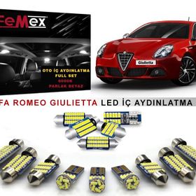 Alfa Romeo Giulietta Femex Parlak Beyaz Led İç Aydınlatma Ampul Seti