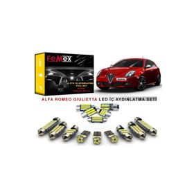 Alfa Romeo Giulietta Femex Parlak Beyaz Led İç Aydınlatma Ampul Seti