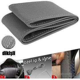Alfa Romeo Mito Deri Gri Direksiyon Kılıfı